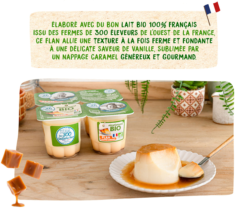 Simplement Bio Flan Nappé Caramel