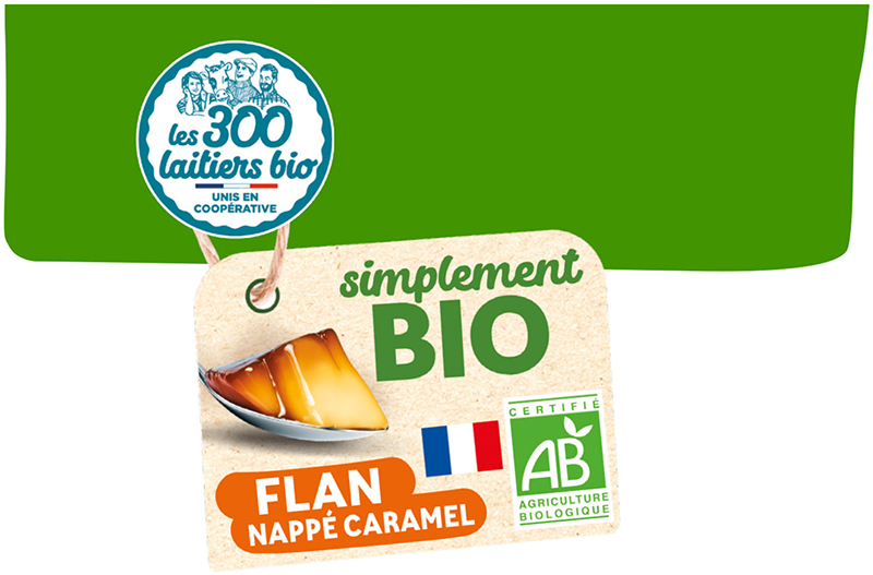 Simplement Bio Flan Nappé Cramel