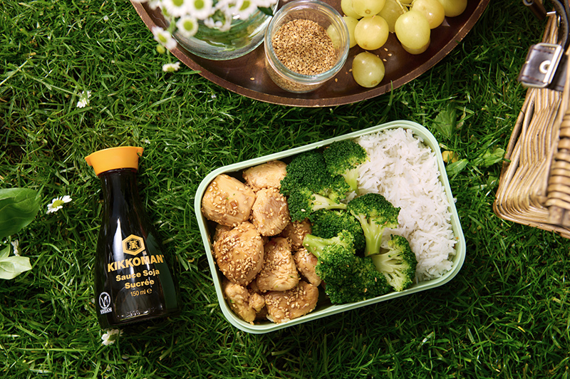 Bento box poulet Teriyaki légumes