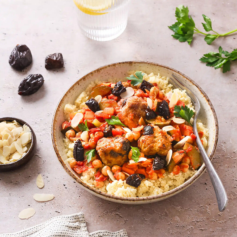 Boulettes mijotées de porc Pruneaux d’Agen IGP