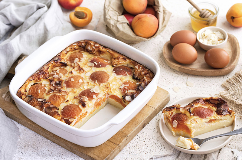 Clafoutis abricots amandes