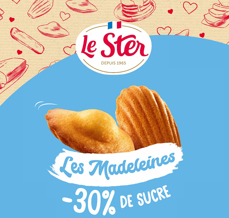 Le Ster - Les Madeleines -30% de sucre