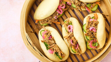 Bao buns, Pulled Pork BORDEAU CHESNEL