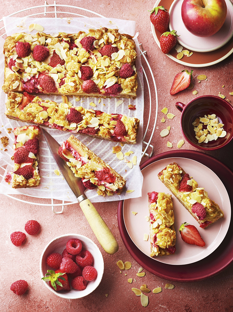 Barre de céréales fruits rouges