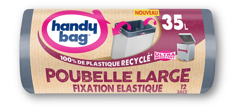 Handy Bag® sac fixation élastique poubelles larges