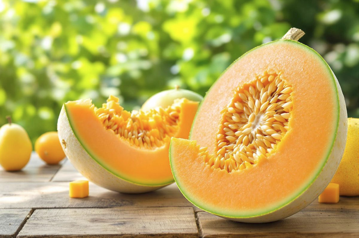 Melon, fruit délicieux rafraîchissant