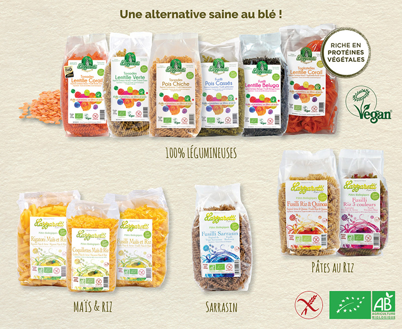 Pâtes sans Gluten Lazzaretti