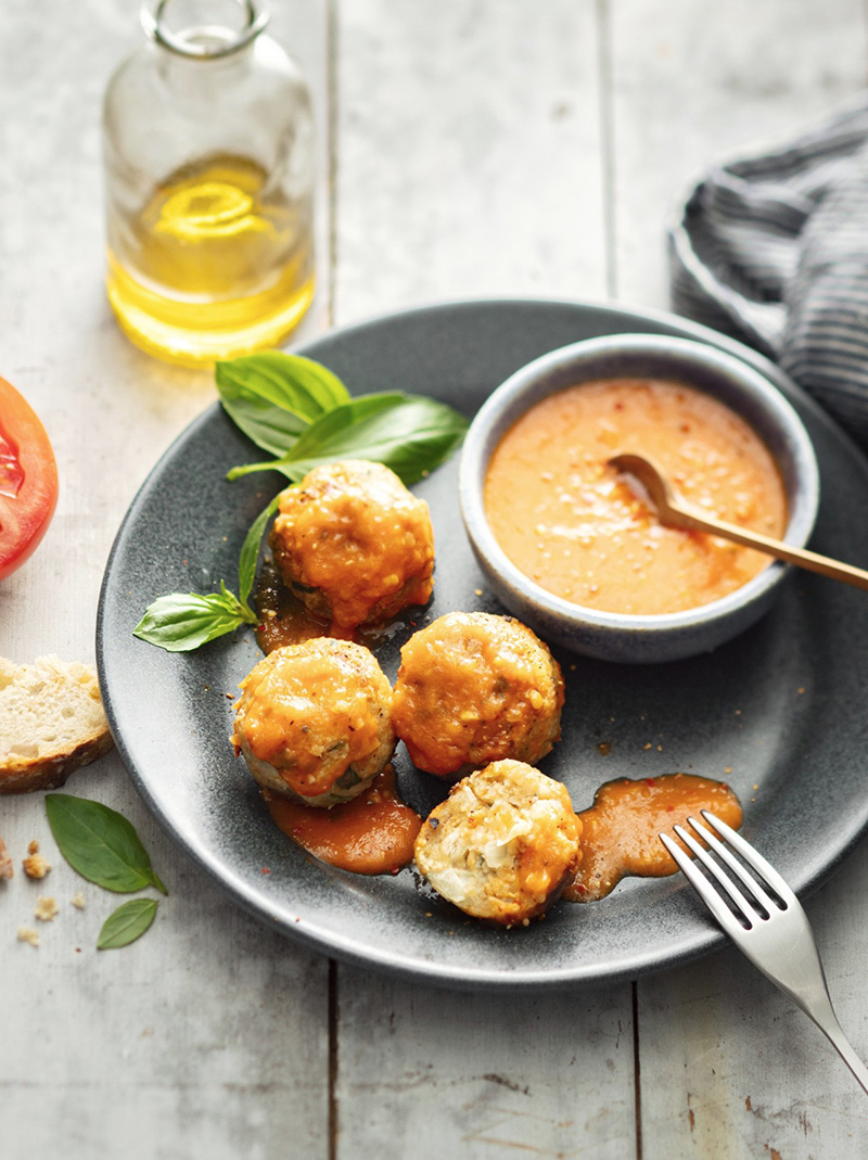Polpettes persil sauce tomate