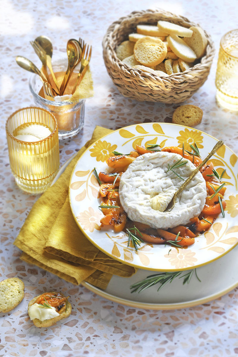 Saint-Félicien abricots caramélisés 