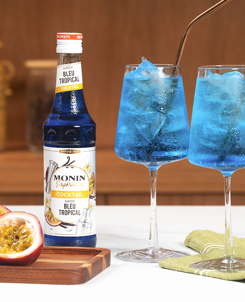 MONIN® Expérience Sirop Bleu Tropical 