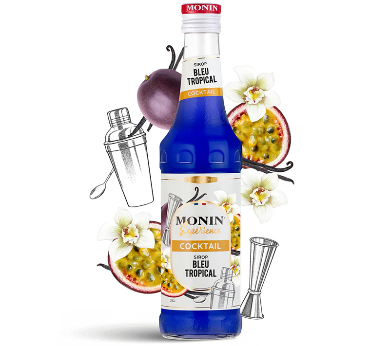 MONIN® Expérience Sirop Bleu Tropical