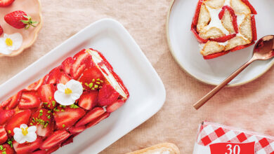 Tiramisu façon roulé fraises biscuits à la cuillère Bonne Maman®