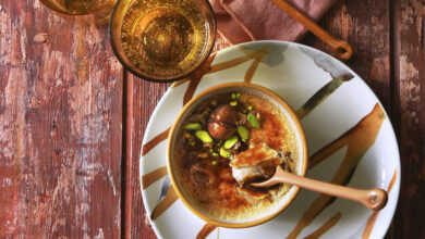 Crème brûlée crème de marron