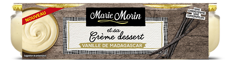 Crème dessert vanille de Madagascar Marie Morin