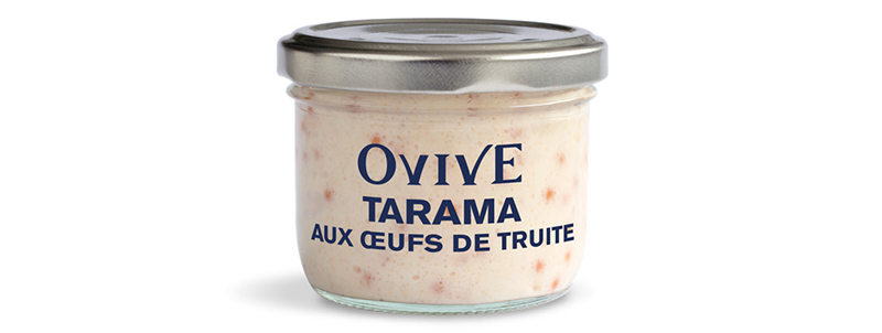 Tarama aux œufs de truite française