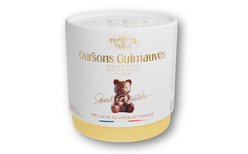 Oursons guimauves, vanille bourbon, chocolat au lait