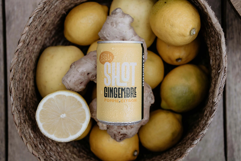 Shot gingembre pomme-citron