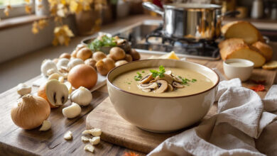 Velouté champignons crémeux