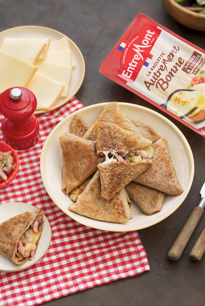 Crêpes de sarrasin façon samossa Raclette Autrement Bonne Entremont