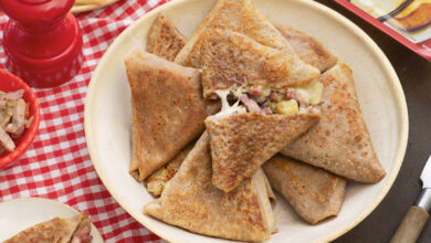 Crêpes de sarrasin façon samossa Raclette Autrement Bonne Entremont