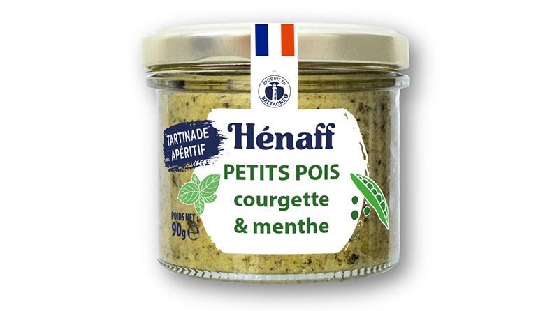 Tartinable de Petits pois, courgette et menthe