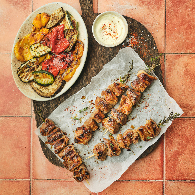 Brochettes d’agneau piment d’Espelette