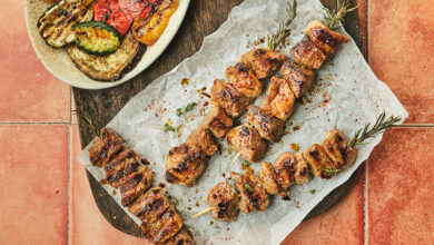 Brochettes d’agneau piment d’Espelette