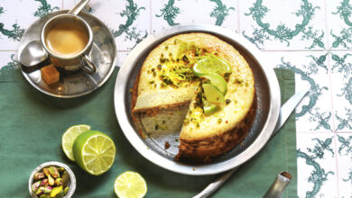Cheesecake courgette citron