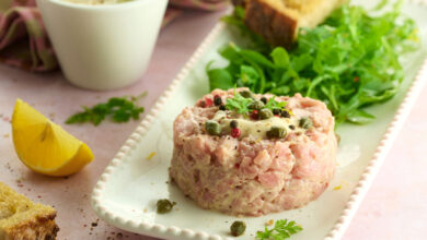 Tartare de veau façon Vitello Tonnato
