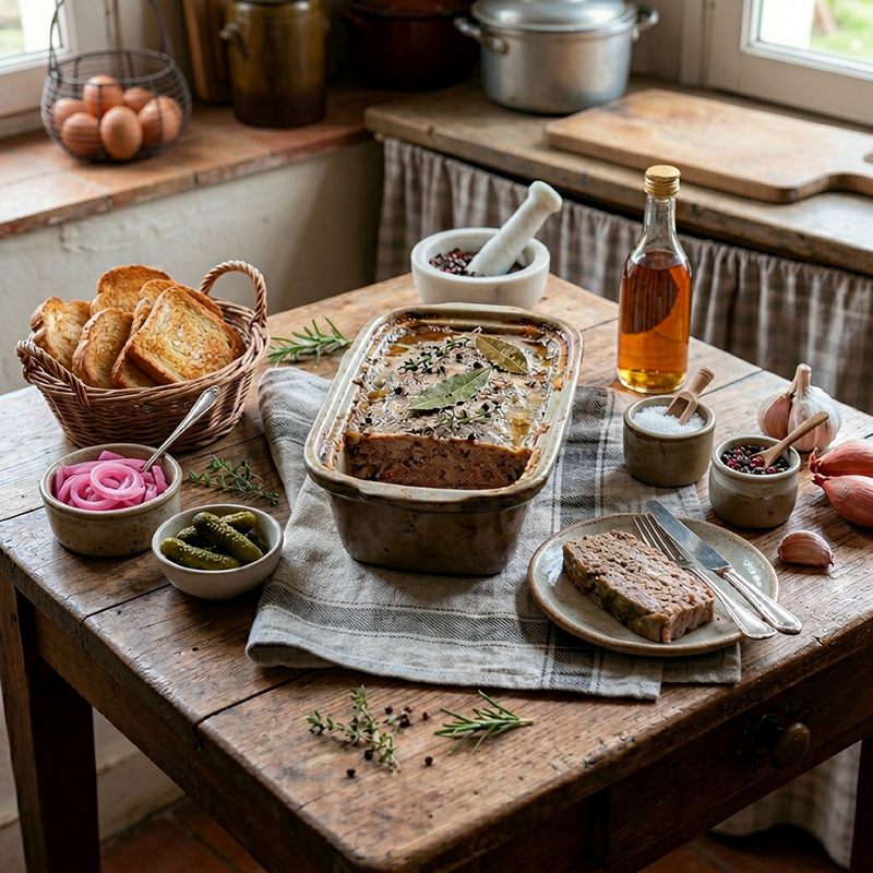 Terrine de lapin au Cognac