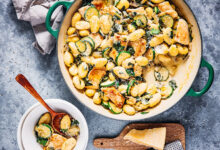 One pot gnocchi, poulet légumes