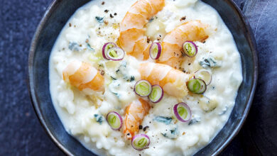 Risotto crevettes Bresse Bleu®