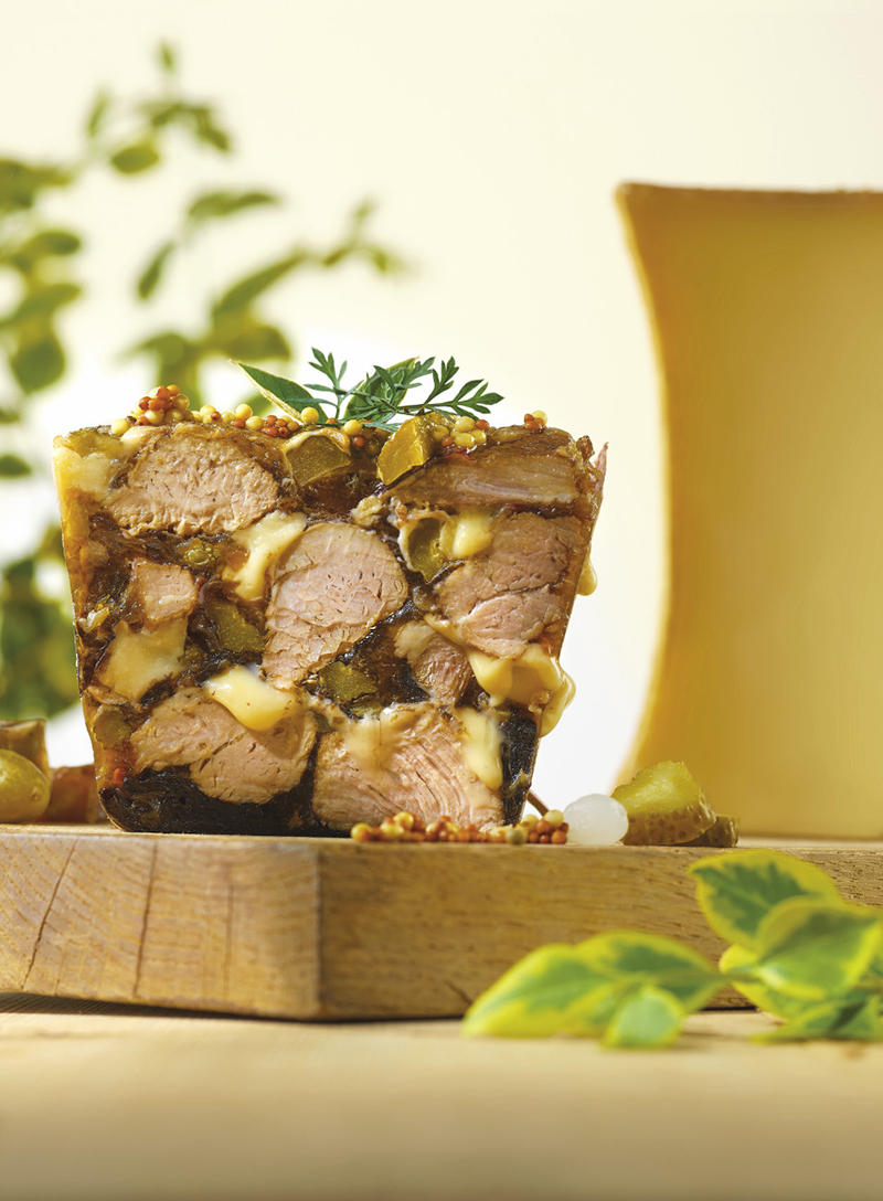 Terrine joue de porc Beaufort AOP et algues