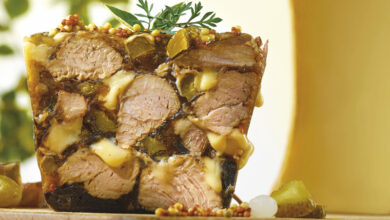 Terrine joue de porc Beaufort AOP et algues