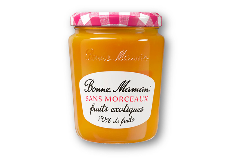 Confiture Fruits Exotiques SANS MORCEAUX