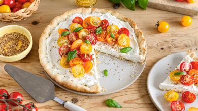 Tarte fraîche tomates Skyr Nature